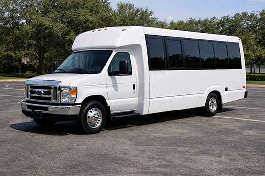 18-passenger minibus available for charter in Pompano Beach, FL